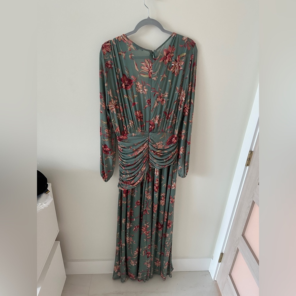 Floral Long Sleeve Maxi Dress - Picture 4 of 4